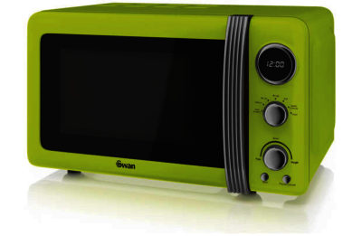 Swan SM22030 Standard Microwave - Lime.